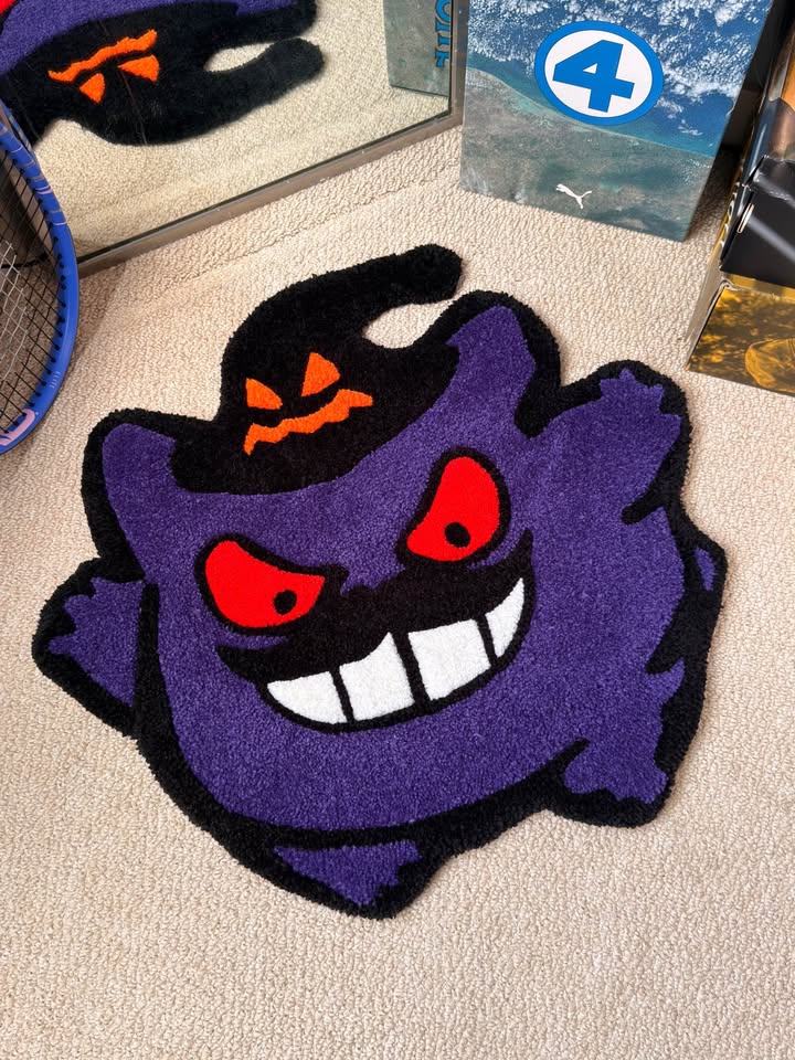Halloween Gengar Rug