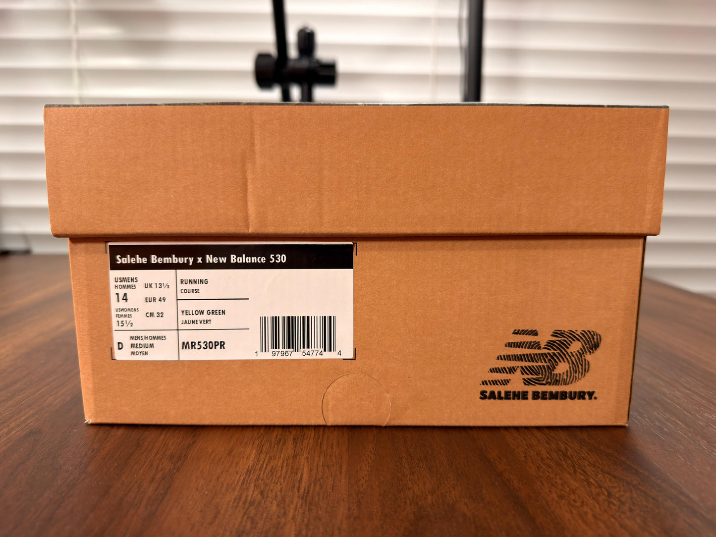 Salahe Bembury x New Balance 530 - Size 14