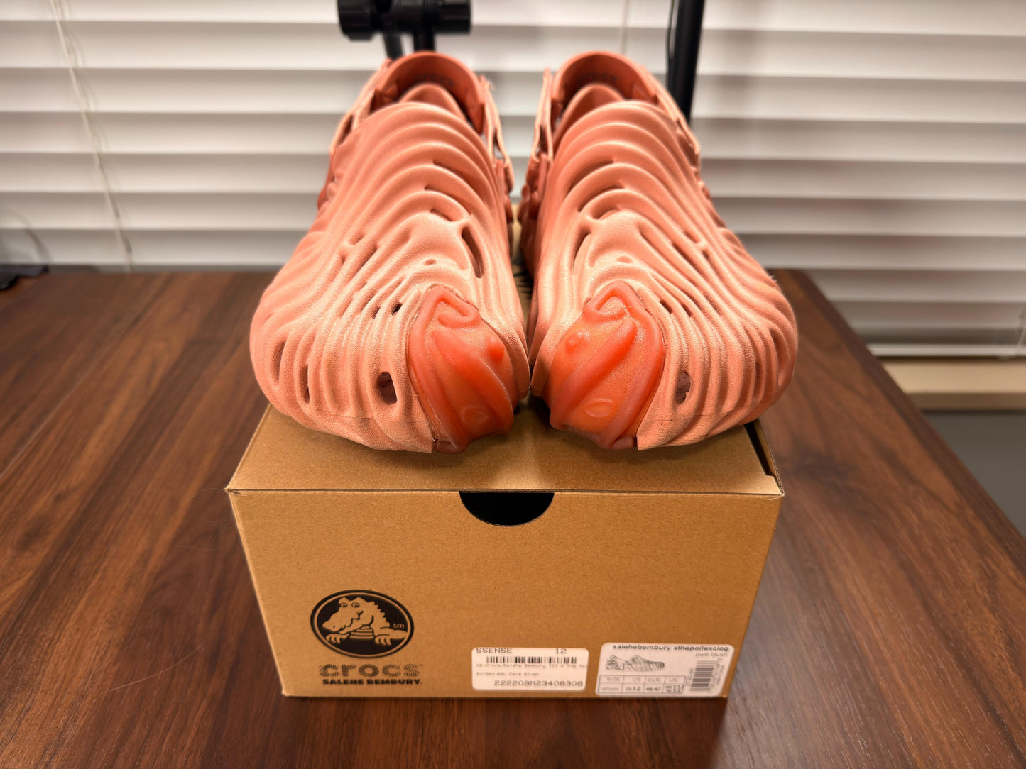 Salehe Bembury X Crocs The Pollex Clog Kuwata (Pale Blush) - Size 12 (Used)