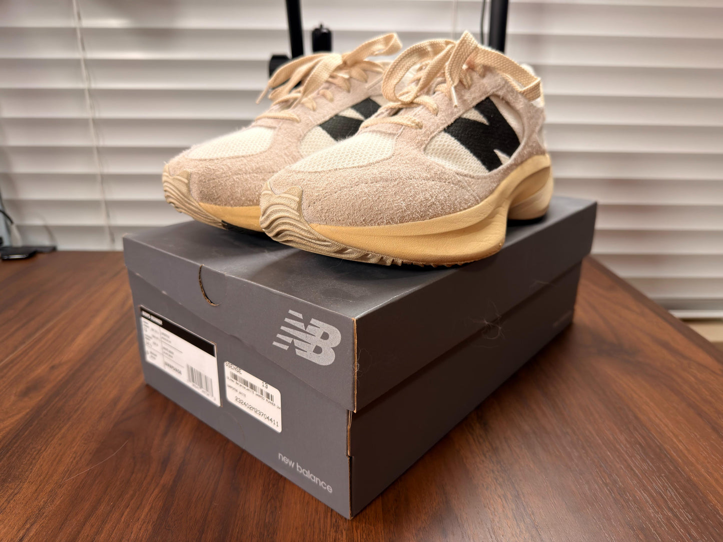 New Balance WRPD RUNNER - Sea Salt Blacktop - Size 14 (Used)