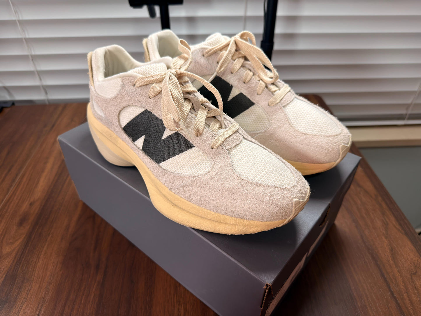New Balance WRPD RUNNER - Sea Salt Blacktop - Size 14 (Used)