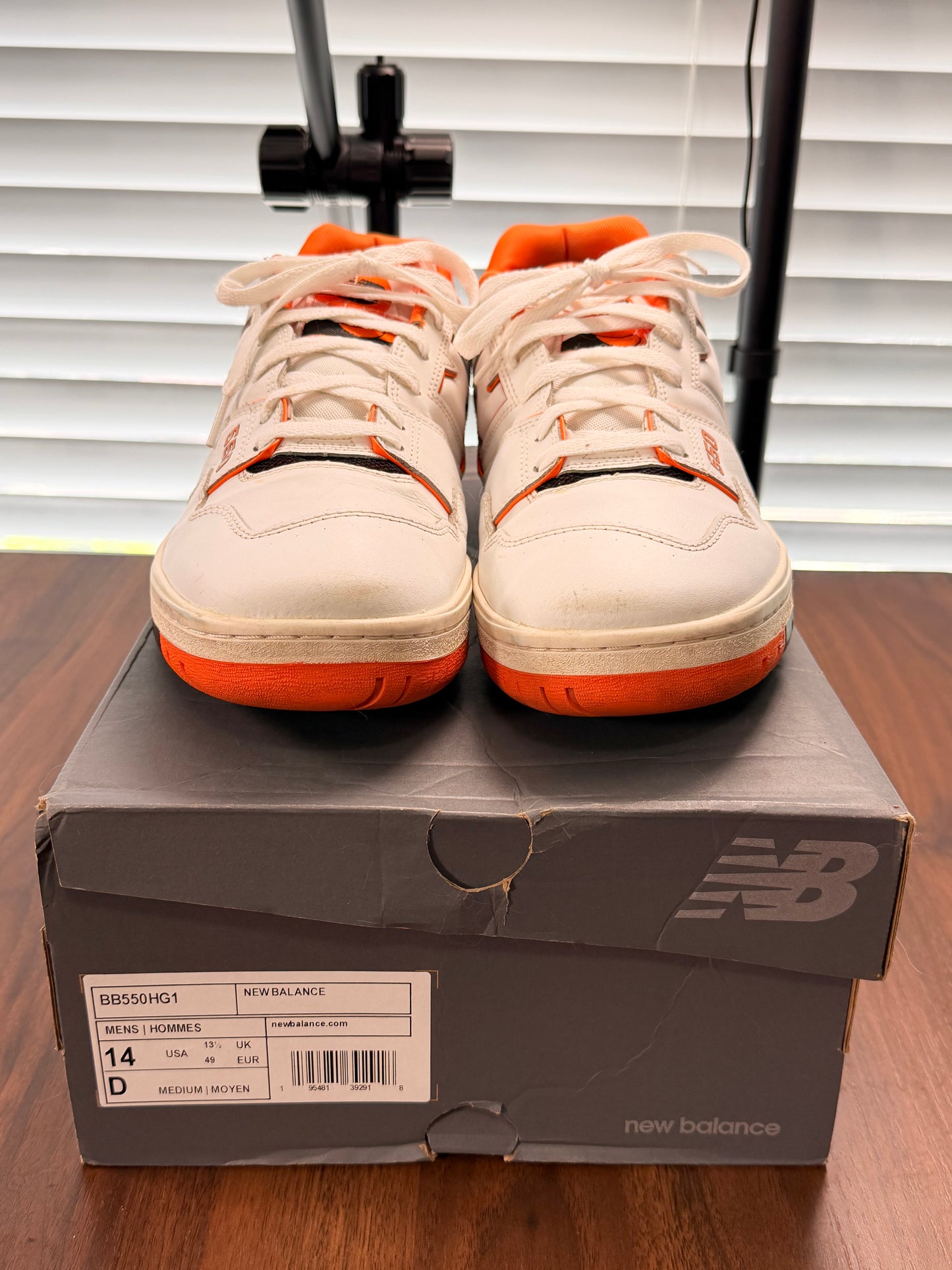 New Balance 550 Syracuse (BB550HG1) - Size 14 (Used)