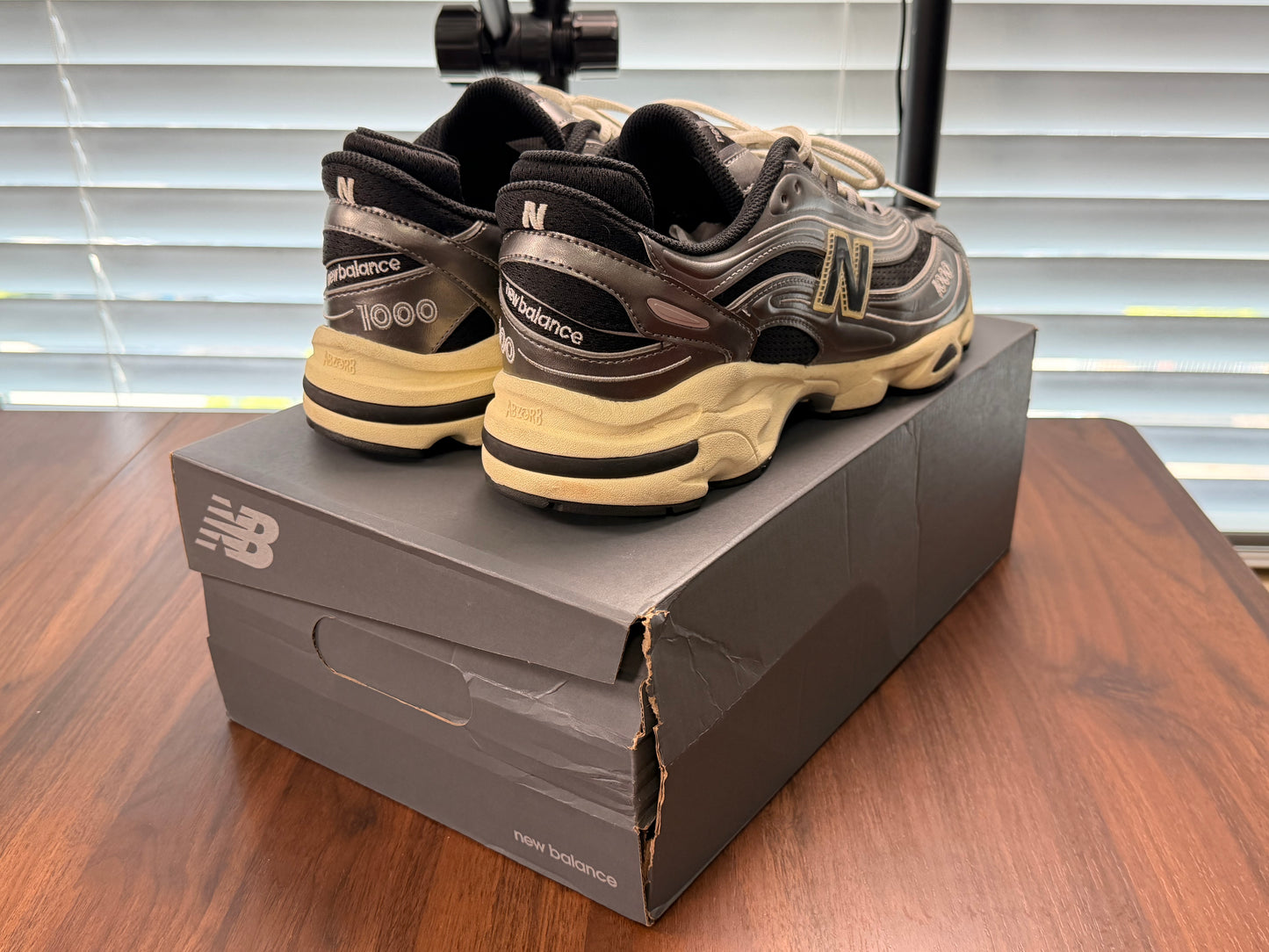 New Balance 1000 'Silver Metallic' (M1000SL) - Size 13 (Used)