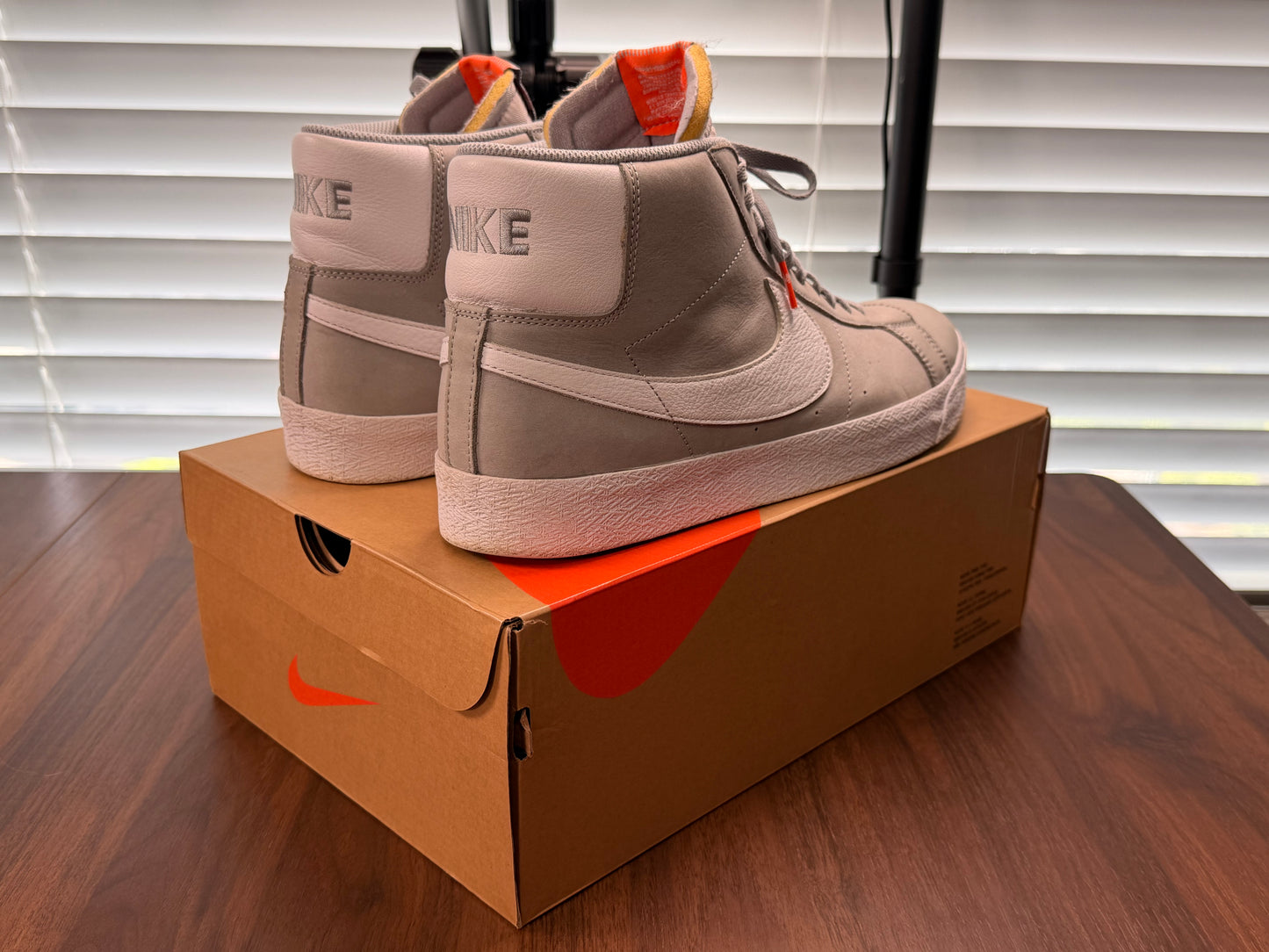 Nike SB Zoom Blazer Mid Wolf Grey - Size 13 (Used)