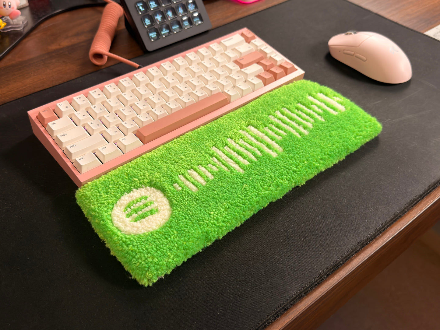 Spotify "Never gonna give you up" Wrist Rug